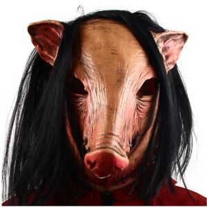 Maxpower (pig) Halloween Scary Saw Pig Head Mask Cosplay Party Horrible Animal Masks Maxpower (pig) Halloween Scary Saw Pig Head Mask Cosplay Party Horrible Animal Masks