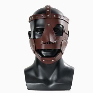 Maxpower (Gladiator mask) Medieval Warrior Gladiator Leather Mask Cosplay Roman Egyptian Maxpower (Gladiator mask) Medieval Warrior Gladiator Leather Mask Cosplay Roman Egyptian
