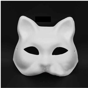 Maxpower (6pcs Blank Mask) 5/10pcs Unpainted Masquerade Masks Blank Paper Masks Halloween Maxpower (6pcs Blank Mask) 5/10pcs Unpainted Masquerade Masks Blank Paper Masks Halloween