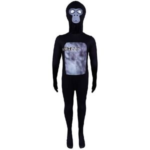 Unbranded (Black, 150) Child Gorilla Tag Cosplay Costume Jumpsuits Halloween Performance P Unbranded (Black, 150) Child Gorilla Tag Cosplay Costume Jumpsuits Halloween Performance P