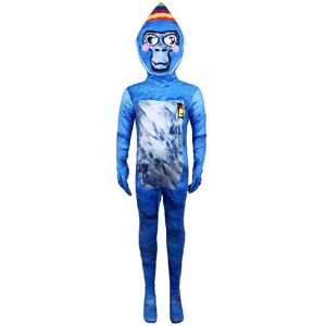 Unbranded (Blue, 130) Child Gorilla Tag Cosplay Costume Jumpsuits Halloween Performance Pa Unbranded (Blue, 130) Child Gorilla Tag Cosplay Costume Jumpsuits Halloween Performance Pa