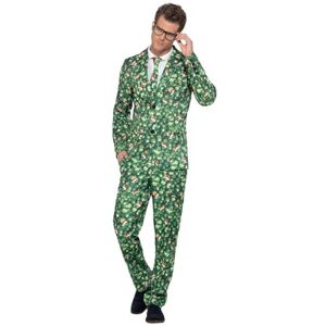Smiffys Brussel Sprout Suit, Green with Jacket, Trousers & Tie, Stand Out Suits Smiffys Brussel Sprout Suit, Green with Jacket, Trousers & Tie, Stand Out Suits
