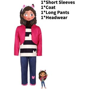 Unbranded (Gabby, 120) Cosplay Dollhouse Gabbys Costume Jumpsuit Children Stage Halloween Unbranded (Gabby, 120) Cosplay Dollhouse Gabbys Costume Jumpsuit Children Stage Halloween