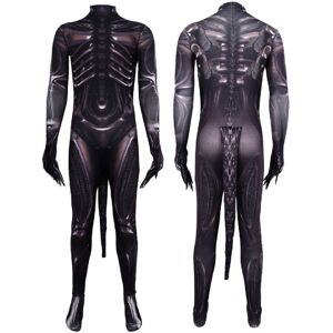 Unbranded (Unique, Kid 150) Romulus Alien Cosplay Xenomorph Predator Jumpsuit Adult Bodysu Unbranded (Unique, Kid 150) Romulus Alien Cosplay Xenomorph Predator Jumpsuit Adult Bodysu