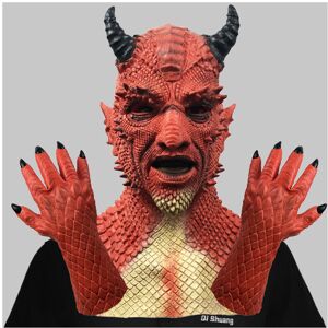 Unbranded (Berry Set) Beriael Scary Latex Mask And Gloves Set For Halloween Costume And Pa Unbranded (Berry Set) Beriael Scary Latex Mask And Gloves Set For Halloween Costume And Pa