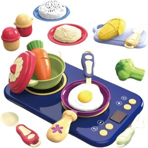 Unbranded (Blue) Kids Play Food - Multifunctional Pretend Play Toys Kitchen Games - Intera Unbranded (Blue) Kids Play Food - Multifunctional Pretend Play Toys Kitchen Games - Intera