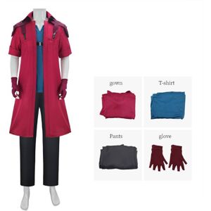 Unbranded (S) May Devil Cry Dante Cosplay Costume Game Clothes Performance Halloween Stage Unbranded (S) May Devil Cry Dante Cosplay Costume Game Clothes Performance Halloween Stage