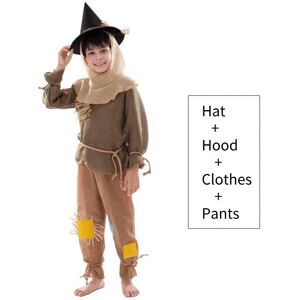 Unbranded (M) Wizard The Of Oz Scarecrow Cosplay Costume Halloween Carnival Stage Kids Out Unbranded (M) Wizard The Of Oz Scarecrow Cosplay Costume Halloween Carnival Stage Kids Out