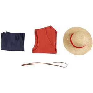 Unbranded (Hat set, L) One Luffy Piece Reallife Movie Cosplay Costume Outfits Halloween Pl Unbranded (Hat set, L) One Luffy Piece Reallife Movie Cosplay Costume Outfits Halloween Pl