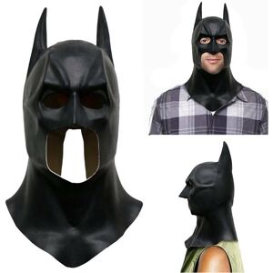 Unbranded Full Batman Mask with Cowl - Adult Latex Cosplay Prop, The Dark Knight Rises Hal Unbranded Full Batman Mask with Cowl - Adult Latex Cosplay Prop, The Dark Knight Rises Hal