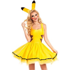 Unbranded (L) Womens Halloween Pikachu Dress Costume Fancy Cosplay Yellow Hot Cartoon Unbranded (L) Womens Halloween Pikachu Dress Costume Fancy Cosplay Yellow Hot Cartoon