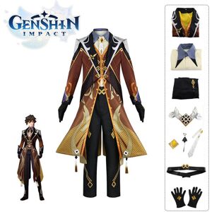 Unbranded (L) Genshin Zhongli Impact Cosplay Costume Halloween Fancy Dress Suit Adult Part Unbranded (L) Genshin Zhongli Impact Cosplay Costume Halloween Fancy Dress Suit Adult Part