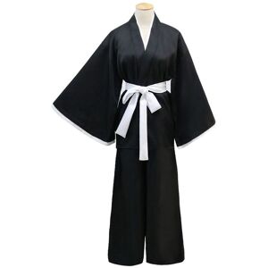 Unbranded (Full Set (Tops*1+Pants*1+Belts*1), Tag XL=US M) Ichigo Bleach Kurosaki Cosplay Unbranded (Full Set (Tops*1+Pants*1+Belts*1), Tag XL=US M) Ichigo Bleach Kurosaki Cosplay