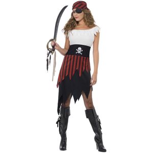 (M, Black/White/Red) Smiffys Womens/Ladies Pirate Wench Costume (M, Black/White/Red) Smiffys Womens/Ladies Pirate Wench Costume