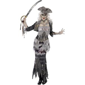(L, Grey) Smiffys Womens/Ladies Ghost Ship Ghoulina Costume (L, Grey) Smiffys Womens/Ladies Ghost Ship Ghoulina Costume
