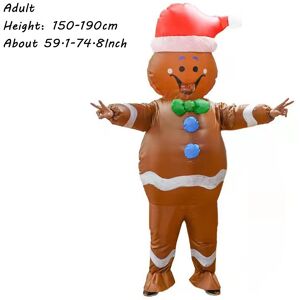 YETP STAR (Gingerbread Man, One Size) Christmas Funny Inflatable Costumes Adult Kid Hallow YETP STAR (Gingerbread Man, One Size) Christmas Funny Inflatable Costumes Adult Kid Hallow