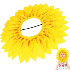 Kricely (As show, One size) Creative Sun Flower Headgear Head Cover Lovely Sunflower Fac Kricely (As show, One size) Creative Sun Flower Headgear Head Cover Lovely Sunflower Fac
