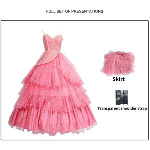 Unbranded (XXL) For Good Wicked Glinda Cosplay Costume Dress Halloween Stage Events Perfor Unbranded (XXL) For Good Wicked Glinda Cosplay Costume Dress Halloween Stage Events Perfor