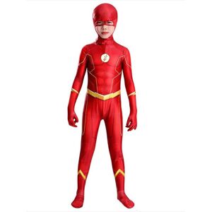 Unbranded (Flash Costume A, 130cm) Cosplay The Flash Silk Full Body Suit Roleplay Stage Sp Unbranded (Flash Costume A, 130cm) Cosplay The Flash Silk Full Body Suit Roleplay Stage Sp