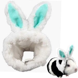 Unbranded Pet Headgear Adjustable Headband with Cute Bunny Ear Warm Hat Soft Head Accessor Unbranded Pet Headgear Adjustable Headband with Cute Bunny Ear Warm Hat Soft Head Accessor