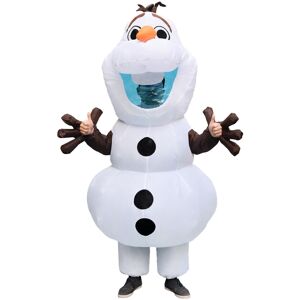 MDSRJONE (B, 150-190CM) Snowman Olaf Inflatable Costume Adult Mascot Christmas Halloween MDSRJONE (B, 150-190CM) Snowman Olaf Inflatable Costume Adult Mascot Christmas Halloween