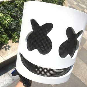 Unbranded Halloween Marshmello Dj White Mask Helmet Costume Full Head Latex Us Stock Prop Unbranded Halloween Marshmello Dj White Mask Helmet Costume Full Head Latex Us Stock Prop
