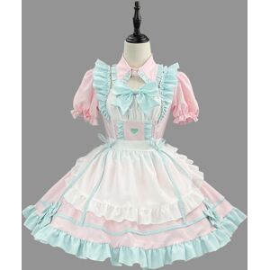 Unbranded (4XL(180–185 cm)) Anime Lolita Maid Dress for Women Kawaii French Cafe Cosplay O Unbranded (4XL(180–185 cm)) Anime Lolita Maid Dress for Women Kawaii French Cafe Cosplay O