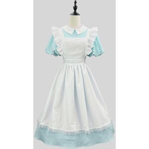 Unbranded ( light green, L(160–165 cm)) Modern Chinese Style Maid Cheongsam Dress Cute Lol Unbranded ( light green, L(160–165 cm)) Modern Chinese Style Maid Cheongsam Dress Cute Lol