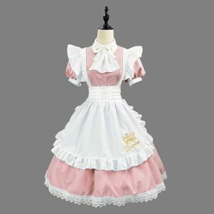 Unbranded ( pink, 2XL(170–175 cm)) British-Inspired Maid Cosplay Dress Elegant Lolita Anim Unbranded ( pink, 2XL(170–175 cm)) British-Inspired Maid Cosplay Dress Elegant Lolita Anim