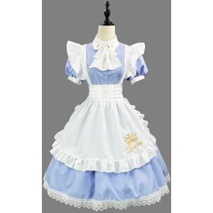 Unbranded ( sky blue, 3XL(175–180 cm)) British-Inspired Maid Cosplay Dress Elegant Lolita Unbranded ( sky blue, 3XL(175–180 cm)) British-Inspired Maid Cosplay Dress Elegant Lolita