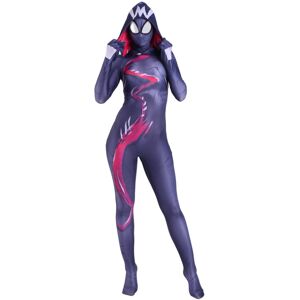 Unbranded (Dark gray, Adult M(150-160cm)) Spider-Heroine Style Zentai Bodysuit Anime Jumps Unbranded (Dark gray, Adult M(150-160cm)) Spider-Heroine Style Zentai Bodysuit Anime Jumps