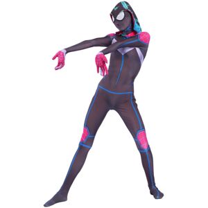 Unbranded ( blue stripes, Kid S(100-110cm)) Spider-Heroine Style Zentai Bodysuit Anime Jum Unbranded ( blue stripes, Kid S(100-110cm)) Spider-Heroine Style Zentai Bodysuit Anime Jum