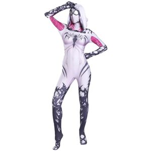 Unbranded ( white, Kid M(110-120cm)) Spider-Heroine Style Zentai Bodysuit Anime Jumpsuit C Unbranded ( white, Kid M(110-120cm)) Spider-Heroine Style Zentai Bodysuit Anime Jumpsuit C