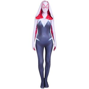 Unbranded ( black and white, Kid M(110-120cm)) Spider-Heroine Style Zentai Bodysuit Anime Unbranded ( black and white, Kid M(110-120cm)) Spider-Heroine Style Zentai Bodysuit Anime