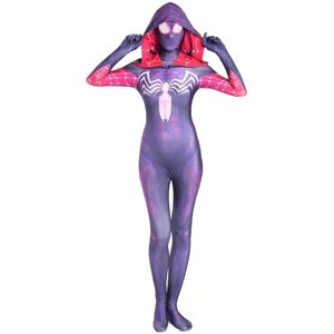 Unbranded ( purple, Adult XL(170-180cm)) Spider-Heroine Style Zentai Bodysuit Anime Jumpsu Unbranded ( purple, Adult XL(170-180cm)) Spider-Heroine Style Zentai Bodysuit Anime Jumpsu
