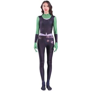 Unbranded (Adult S(140-150cm)) Galaxy Warrior Bodysuit Green Anime Jumpsuit Costume for Ad Unbranded (Adult S(140-150cm)) Galaxy Warrior Bodysuit Green Anime Jumpsuit Costume for Ad