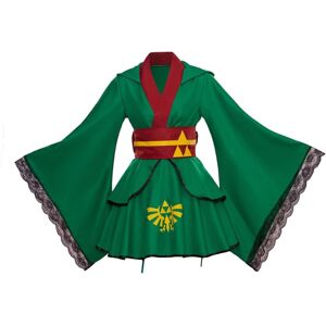 Unbranded (Small) omen's Kimono Cosplay Costume Female Green Lolita Kimono Dress for Hallo Unbranded (Small) omen's Kimono Cosplay Costume Female Green Lolita Kimono Dress for Hallo