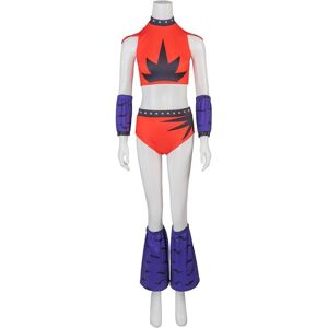 Unbranded (X-Small) Roxy Wolf Cosplay Costume Adult Outfit Sexy Crop Top Shirt Shorts Suit Unbranded (X-Small) Roxy Wolf Cosplay Costume Adult Outfit Sexy Crop Top Shirt Shorts Suit