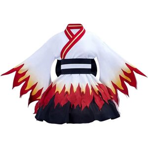 Unbranded (X-Small) Rengoku Kyoujurou Cosplay Costume Japanese Anime Lolita Kimono Maid Co Unbranded (X-Small) Rengoku Kyoujurou Cosplay Costume Japanese Anime Lolita Kimono Maid Co