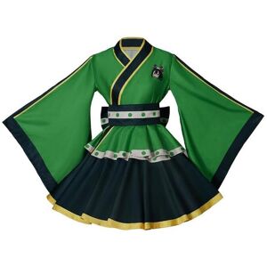 Unbranded ( Green, 3X-Large) Women's Asui Tsuyu Kimono Dress Todoroki Cosplay Costume Japa Unbranded ( Green, 3X-Large) Women's Asui Tsuyu Kimono Dress Todoroki Cosplay Costume Japa
