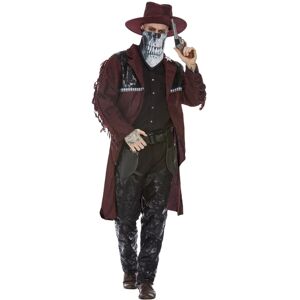 (L, Burgundy) Smiffys Mens Deluxe Dark Spirit Western Cowboy Costume Set (L, Burgundy) Smiffys Mens Deluxe Dark Spirit Western Cowboy Costume Set