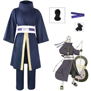 Unbranded (XX-Large) Ninja Masked Warrior Costume Akatsuki-style Cosplay Robe with Sharin Unbranded (XX-Large) Ninja Masked Warrior Costume Akatsuki-style Cosplay Robe with Sharin