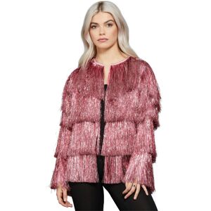 Smiffys Womens/Ladies Tinsel Festival Costume Jacket Smiffys Womens/Ladies Tinsel Festival Costume Jacket