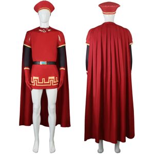 Unbranded (1 set, XS) Halloween Shrek Cosplay Costume 4D Lord Maximus Farquaad Outfit Sati Unbranded (1 set, XS) Halloween Shrek Cosplay Costume 4D Lord Maximus Farquaad Outfit Sati