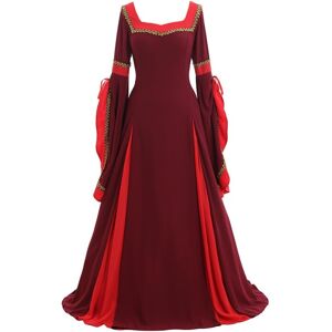 Unbranded (Red, XX-Large) Renaissance Women Medieval Costume Victorian Dresses Pirate Skir Unbranded (Red, XX-Large) Renaissance Women Medieval Costume Victorian Dresses Pirate Skir