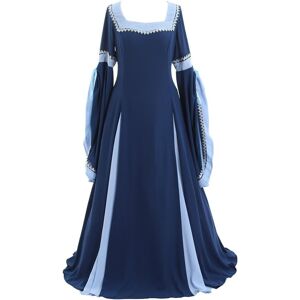 Unbranded (Blue, XX-Large) Renaissance Women Medieval Costume Victorian Dresses Pirate Ski Unbranded (Blue, XX-Large) Renaissance Women Medieval Costume Victorian Dresses Pirate Ski
