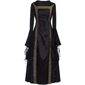 Unbranded (Black, X-Small) Women's Medieval Renaissance Retro Gown Cosplay Costume Dress Unbranded (Black, X-Small) Women's Medieval Renaissance Retro Gown Cosplay Costume Dress