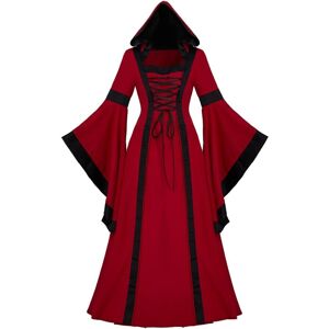 Unbranded (Red, XX-Large) Women's Gothic Victorian Witch Vampire Dress Medieval Renaissanc Unbranded (Red, XX-Large) Women's Gothic Victorian Witch Vampire Dress Medieval Renaissanc