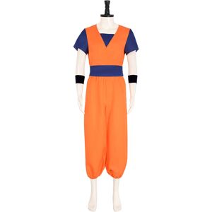 Unbranded (Large) Son Gohan Style Saiyan Cosplay Costume Anime Character Orange Gi Outfit Unbranded (Large) Son Gohan Style Saiyan Cosplay Costume Anime Character Orange Gi Outfit