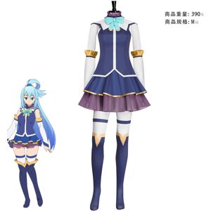 Unbranded (3X-Large) Aqua Goddess Cosplay Costume - Anime Blue Dress with Divine Ribbon Ac Unbranded (3X-Large) Aqua Goddess Cosplay Costume - Anime Blue Dress with Divine Ribbon Ac